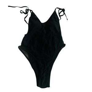 NN Body Black Mesh Detail One Piece Swimsuit Size S Small NEW